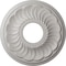 Ekena Millwork Blackthorn Ceiling Medallion (Canopies up to 4 7/8"), 11 3/4"OD x 3 5/8"ID x 1"P, Ultra Pure White CM11BLUWF - alternate 1